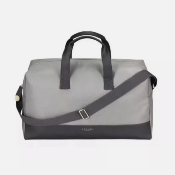 NWT Azzaro Gray Weekender Duffle Bag - Picture 13 of 13